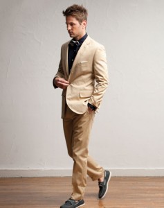 Jcrew model with chinos and jacket