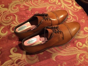 Allen Edmonds brown dress shoes for men