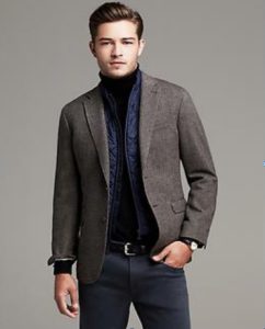 Winter coat - Wool Blazer for men