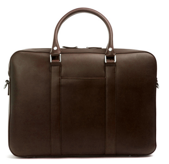 Leather Briefcase Upclose