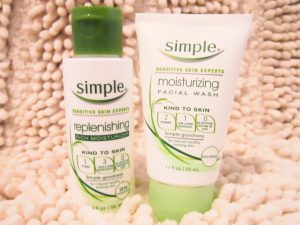 Face wash and moisturizer