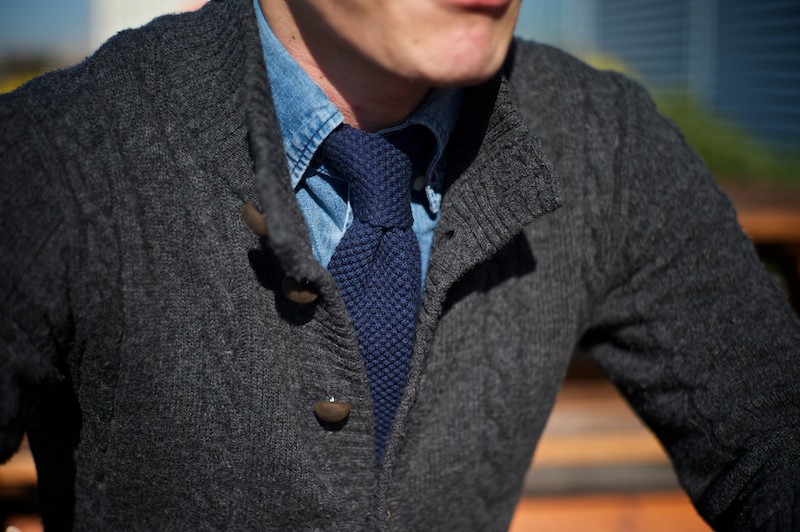 Sweater Knit Tie