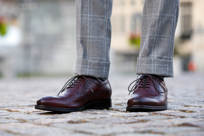 Brown Wingtip Dress Shoes