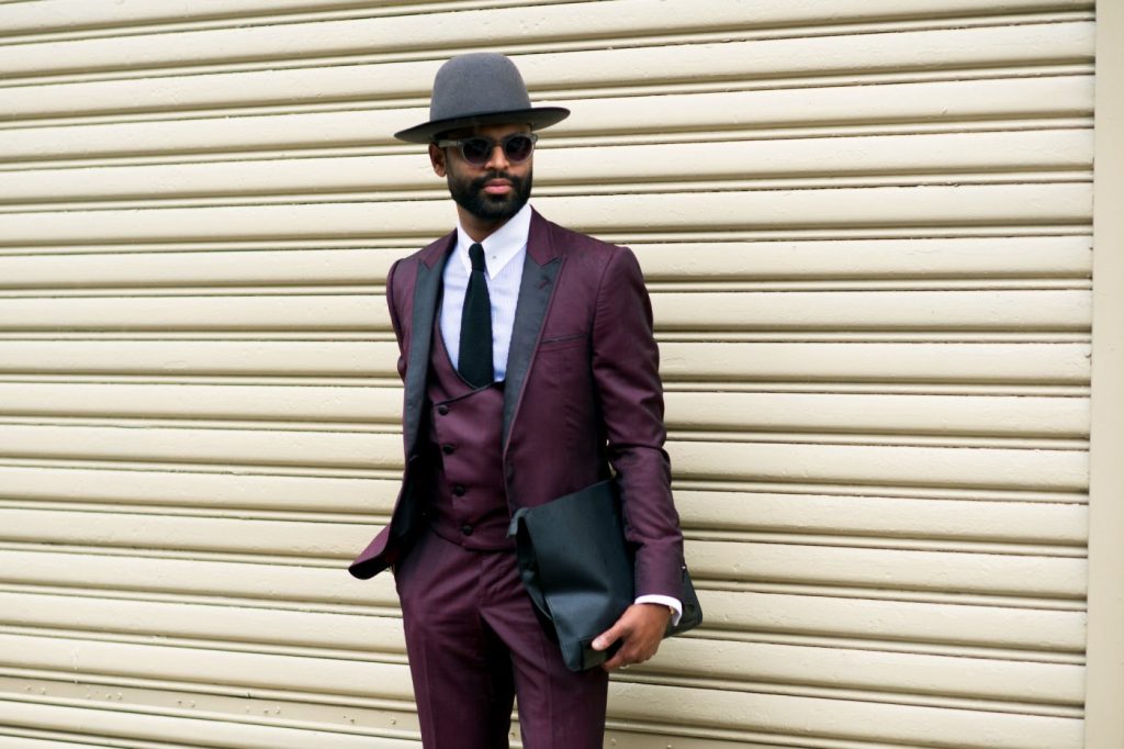 Burgundy Suit