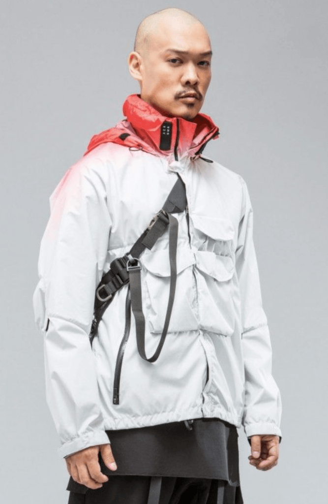 Acronym J28-K Jacket in White and Red